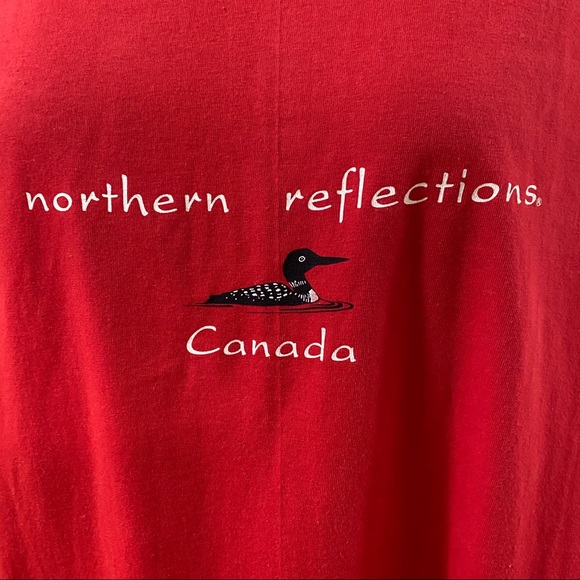 Vintage Northern Reflections T shirt Red Size Large - Picture 3 of 4